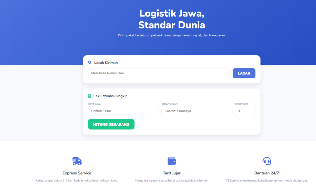 WEB PENGIRIMAN PAKET