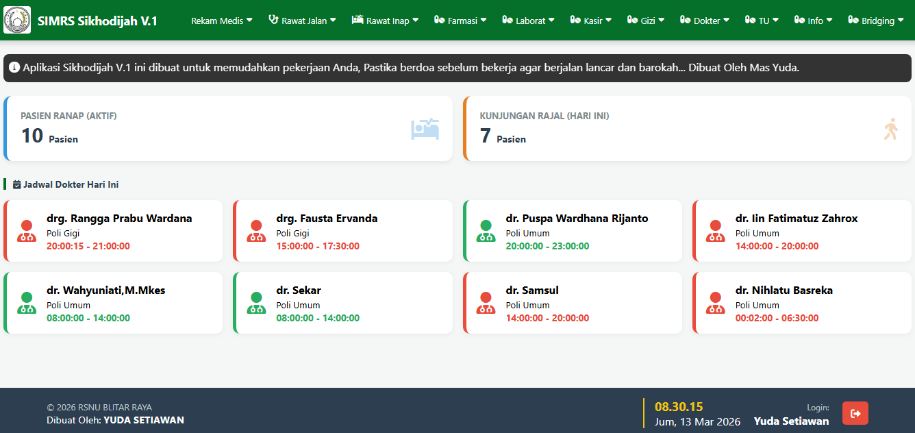SIMRS - Sistem Informasi Rumah Sakit